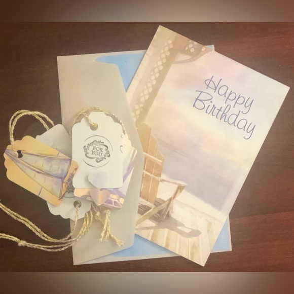 Birthday Card & 6 handcrafted specially designed gift tags along with Envelope - Picture 7 of 16